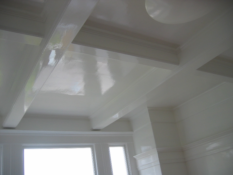 Should I paint my ceiling with Semi-gloss paint?