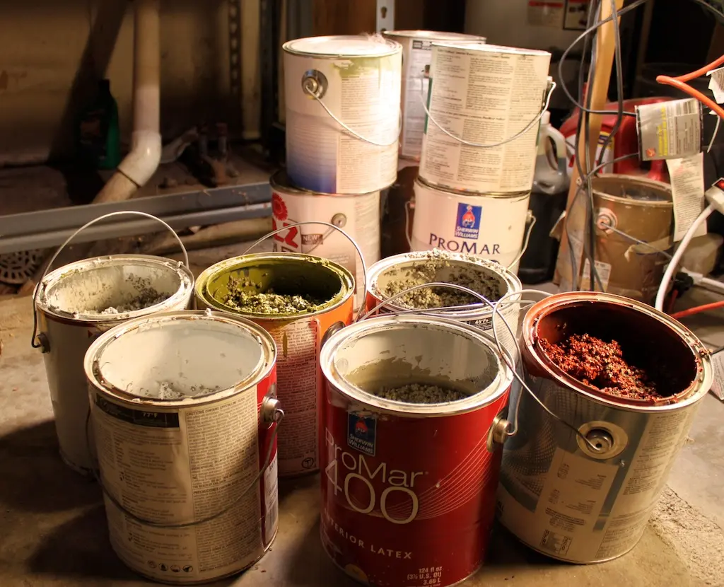 How to get Rid of old paint cans