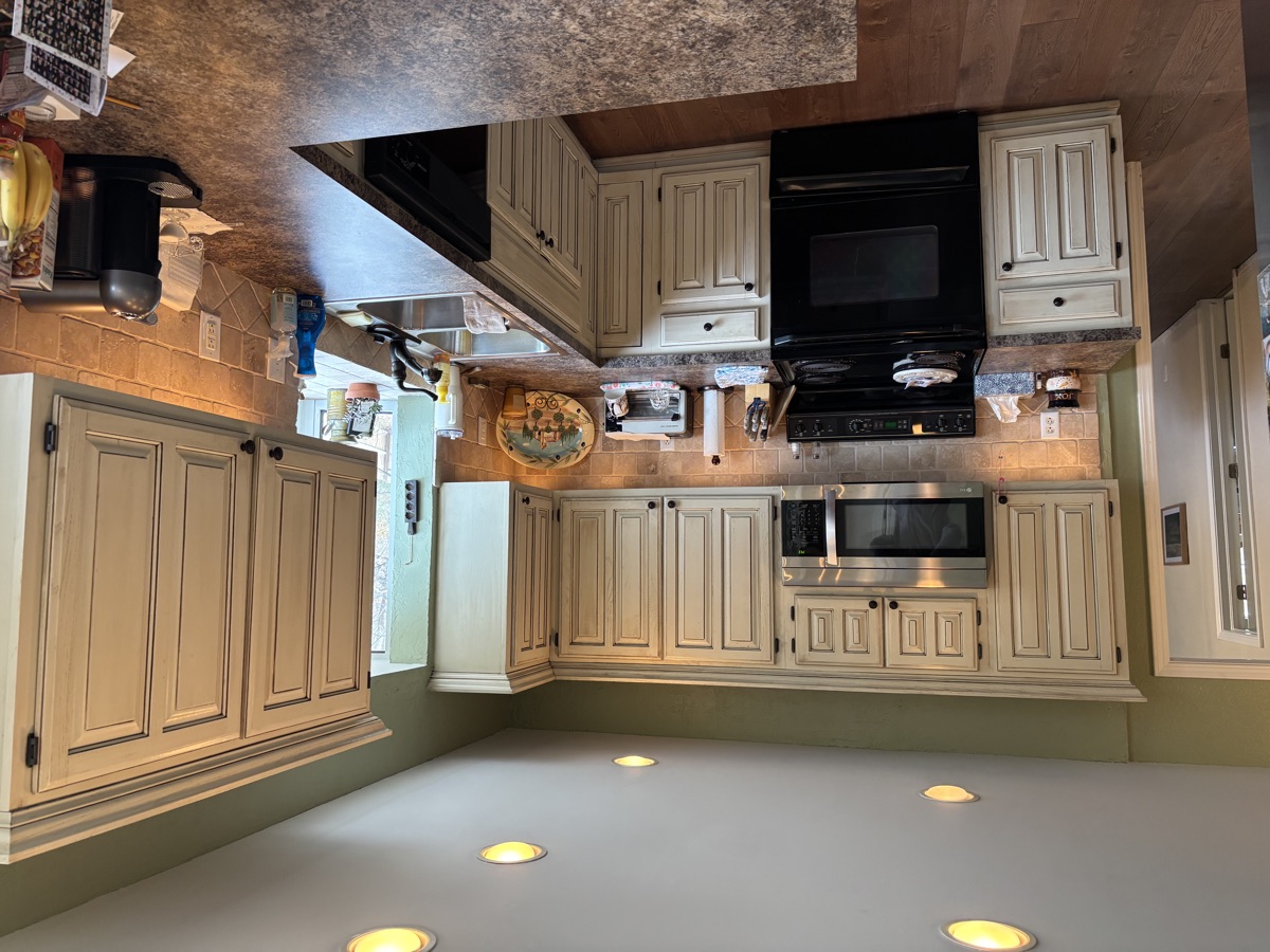 Completed cabinet refinishing project — Tulsa Oklahoma