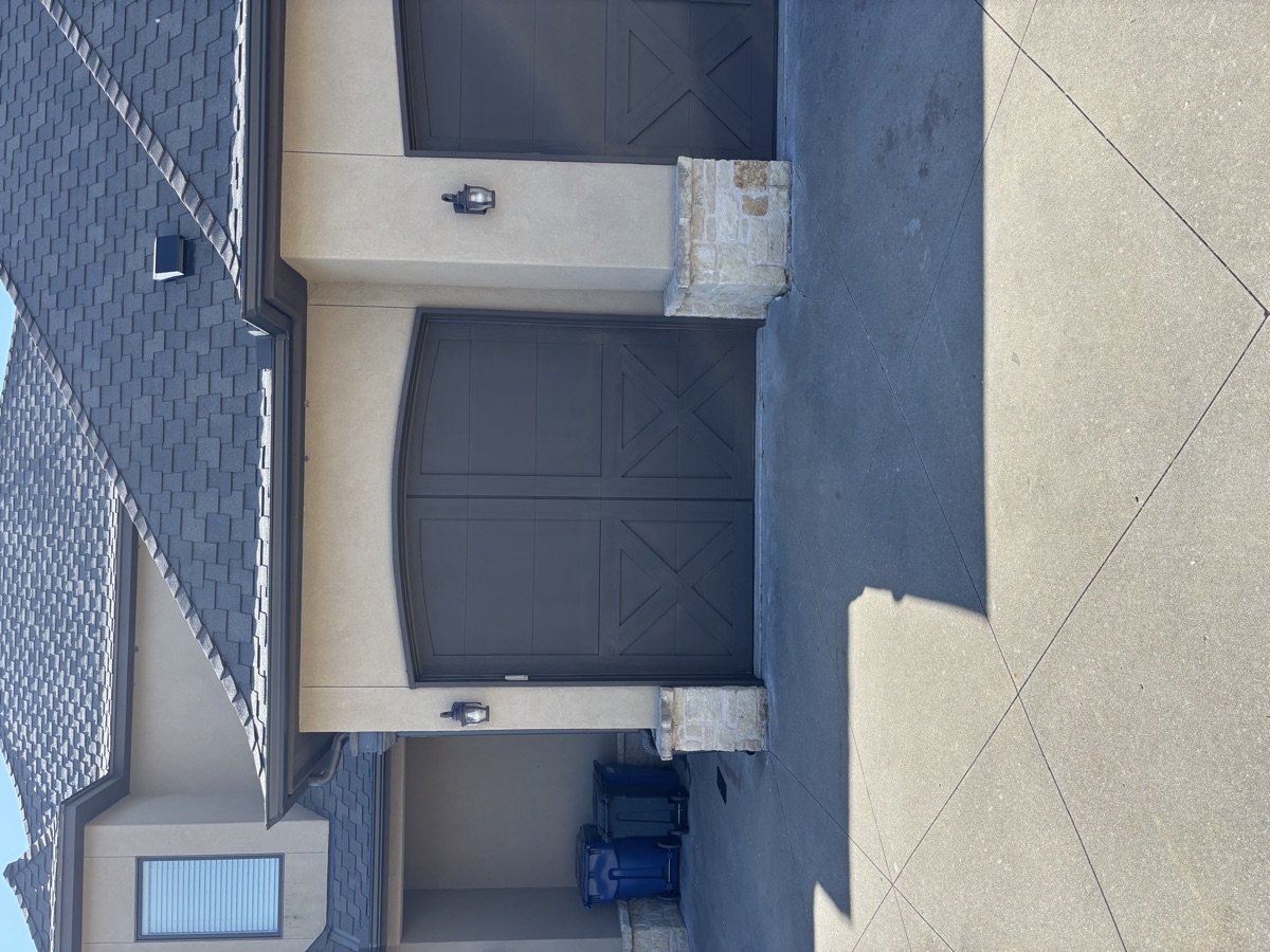 Garage door after painting by Dukes Painting — Tulsa Oklahoma