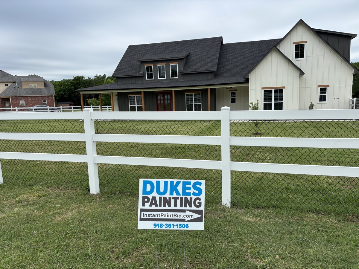 Exterior painting project by Dukes Painting — Tulsa Oklahoma